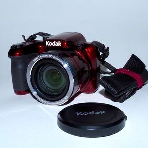 Red Kodak digital camera